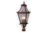 Washington Avenue 3-Light Outdoor Post Mount In Coffee Bronze