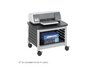 Black/SilverScoot Underdesk Printer Stand