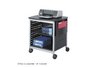 Black/SilverScoot Desk-Side Printer Stand