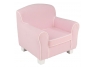 Laguna Chair in Pink with White Piping