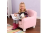 Laguna Chair in Pink with White Piping