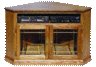 Traditional Oak TV Corner Unit 51.5w x 30h x 27d