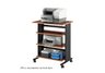 Cherry/BlackMuv Four Level Adjustable Printer Stand