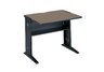 Mahogany or Medium Oak, reversible36"W Reversible Top Computer Desk