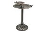 Antique Brass 2 Tier Lily Pad Birdbath