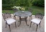 Mississippi 5pc Dining Set with Cushions