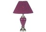 Ceramic Table Lamp - Burgundy