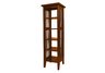 Mission Inspired Media Storage Tower with a Cherry Finish