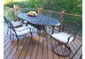 Mississippi Oval 7pc Dining Set with Swivel Chairs