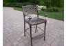Mississippi Bar Stool Antique Bronze