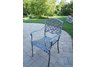 Mississippi Fully Welded Arm Chair Antique Pewter