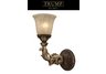 1 Light Wall Sconce In Burnt Bronze