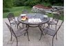 Mississippi 7pc Dining Set Antique Bronze