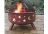 Big Sky Firepit w/ Stars & Moons, Georgia Clay