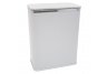 Bath Jewelry Diamond Pattern Vinyl HamperWhite/Silver