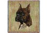 Boxer Brindle Square Throw Blanket