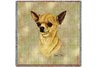 Chihuahua II Square Throw Blanket