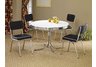 Cleveland Round Chrome Plated Dining Table