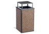 30 Gallon Heavy-Duty Essence Trash Receptacle | Rain Bonnet