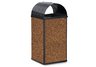30 Gallon Heavy-Duty Essence Curved Top Receptacle | Painted Frame