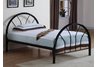 Black Fordham Twin Metal Bed