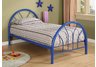 Blue Fordham Twin Metal Bed