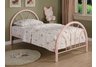 Pink Fordham Twin Metal Bed