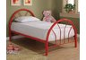 Red Fordham Twin Metal Bed