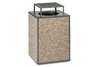 48 Gallon Essence Trash Receptacle | Rain Bonnet