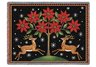 Deer Poinsettia & Tree Throw