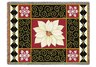 White Poinsettia Throw