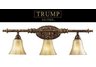 3 Light Bath  Bar In A Burnt Gold Leaf Finish