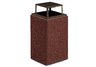 30 Gallon Structure Trash Receptacle | Rain Bonnet