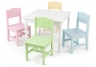 Nantucket Table & 4 Pastel Chairs