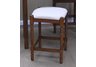 Natural Duck 24'' Walnut Hawthorne Upholstered Counter Stool