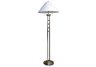 Metal Floor Lamp - Silvertone