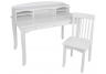 Avalon Desk with Hutch - White