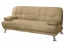 Futon Sofa Bed with Pillows - Brown