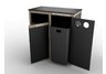 26 Gallon Waste and Bottle/Can Recycling Station