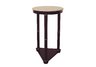 Round End Table - Cherry