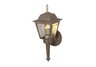 1 light antique silver outdoor wall mount