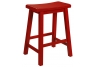 Color Story Red Counter Stool