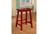 Color Story Red Counter Stool