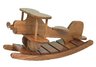 Amish Crafted Rocking Oak Airplane