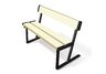 2 Ft Wilber Bench Beige