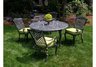 cast aluminum, furniture, chair, swivel rocker, cast aluminum furniture, ottoman, dining table, cock