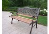 Tea Rose Bench Antique Bronze