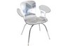 Chrome Acrylic Cradle Chair