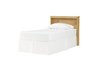 Shaker Oak Twin Bookcase Headboard