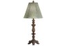 Painted finish table lamp